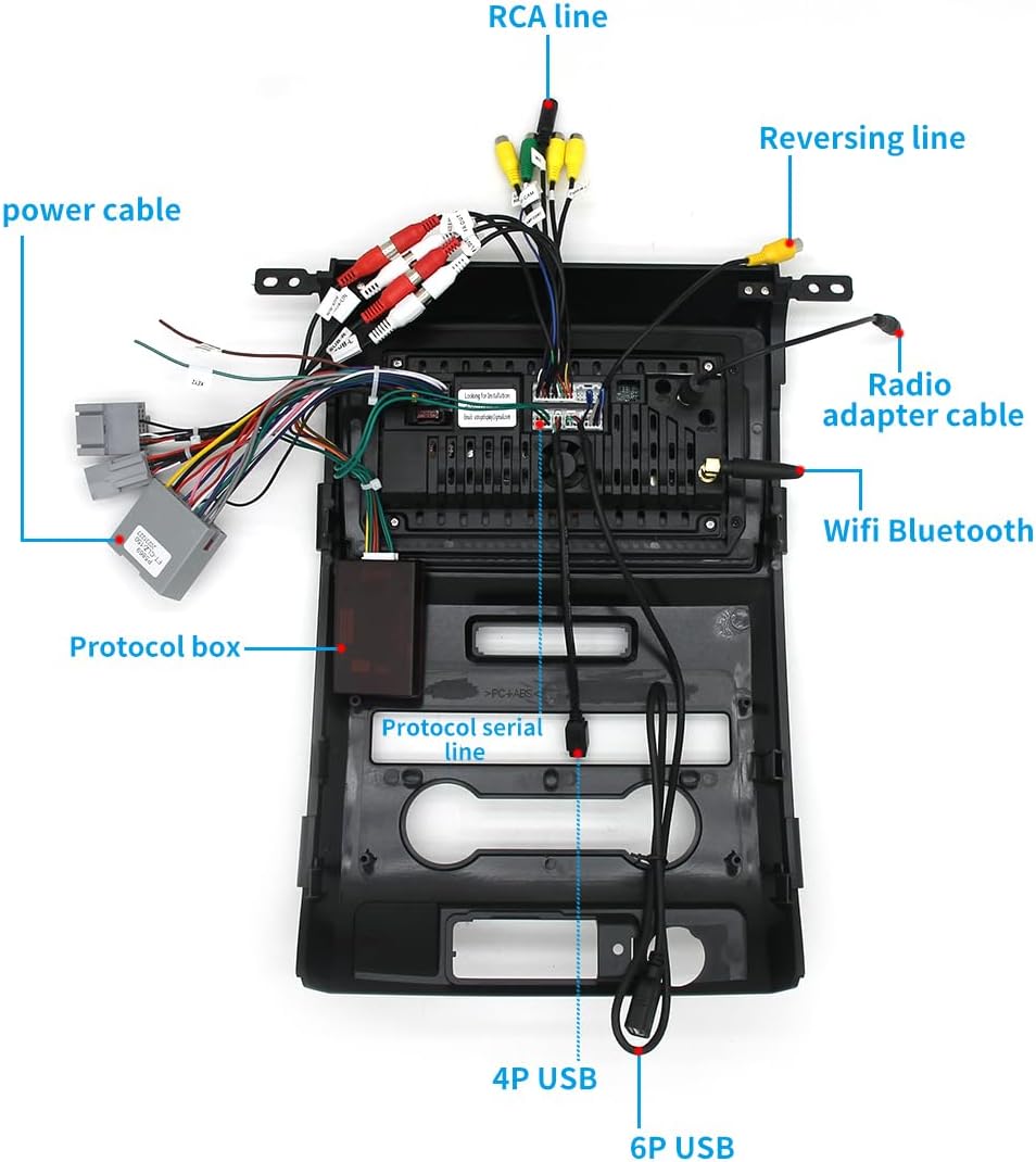 CarpartsX 9" Android 13 Car Stereo for Ford F150 (2009-2014) - Wireless CarPlay, Android Auto, GPS, DSP, Bluetooth, SWC, 4GB+64GB, AHD Camera&Mic