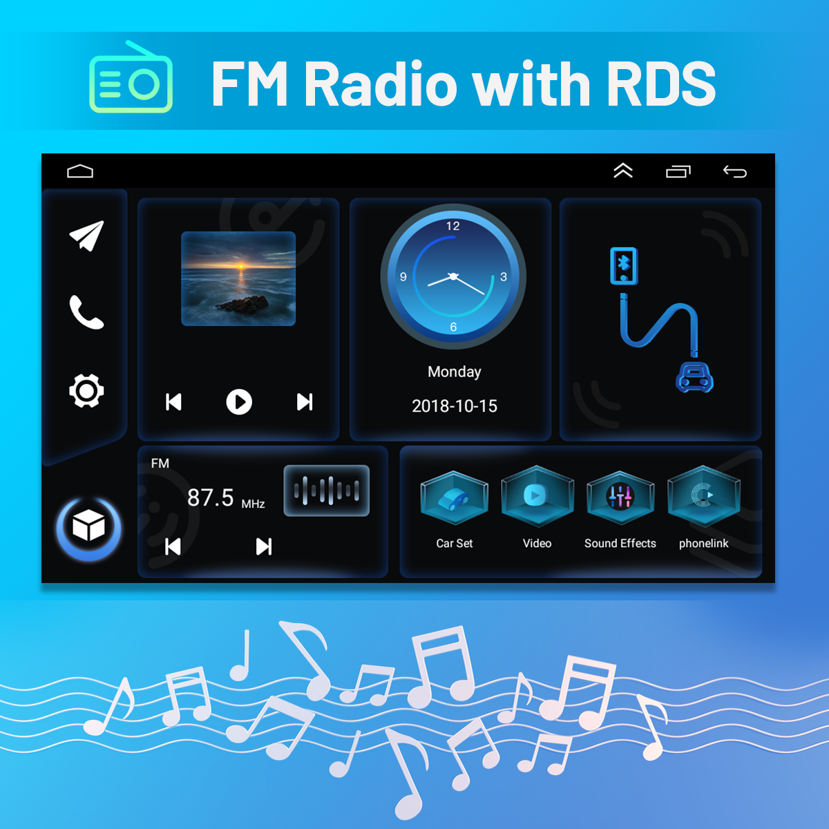 CarpartsX 9inch Car Stereo Radio Car-play GPS Wifi Compatible forWrangler JK 4-door 2007-2012 Android 13