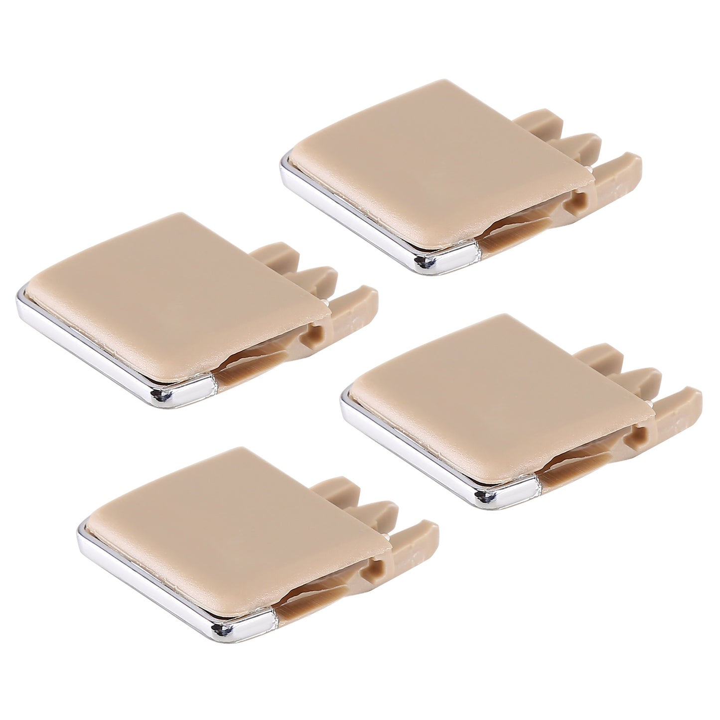 CarpartsX 4Pcs/Set Beige Auto Air Conditioning A/C Vent Blade Slice Clip Kit Compatible for Toyota Corolla