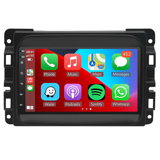 CarpartsX 13-18 Dodge Ram Android 13 car navigation 7 inches built-in Carplay + Android auto / 2 + 32G + short license plate camera