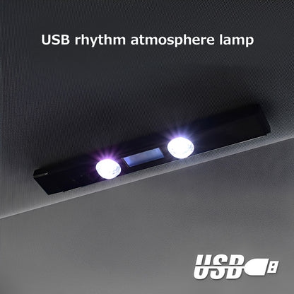 Wireless Car LED Interior Lights – Multicolor Ambient Lighting Kit with Remote Control, USB Rechargeable Night Lamp for Cars, Trucks & SUVs