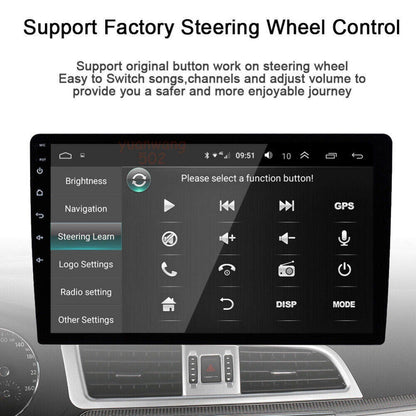 10.1" Android Car Stereo for Jeep Cherokee 2015–2018 / Sport 2016 – Wireless CarPlay & Android Auto, GPS, WiFi, DSP Audio