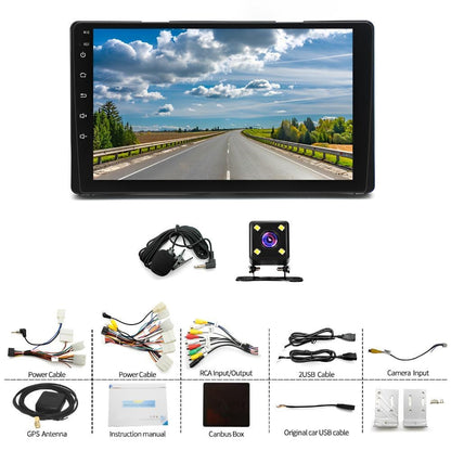 9" Android 13 Car Stereo for Toyota Sienna 2015-2018 – 2GB+32GB, Apple CarPlay & Android Auto, GPS, Bluetooth, WiFi, SWC, 4-LED Backup Camera