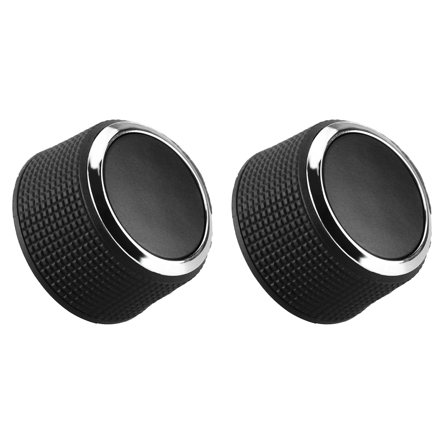 CarpartsX 2 Rear Control Knobs Audio Radio Compatible for Escalade, Enclave, Tahoe, Chevrolet, GMC 2291-2547