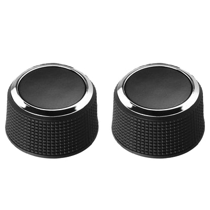 CarpartsX 2 Rear Control Knobs Audio Radio Compatible for Escalade, Enclave, Tahoe, Chevrolet, GMC 2291-2547