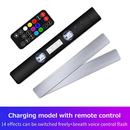 Wireless Car LED Interior Lights – Multicolor Ambient Lighting Kit with Remote Control, USB Rechargeable Night Lamp for Cars, Trucks & SUVs