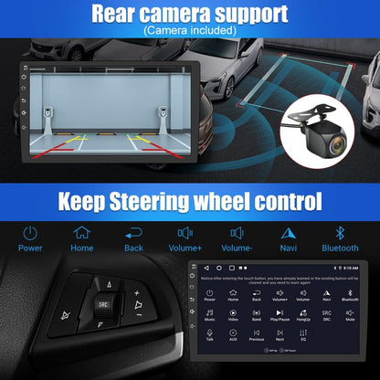 CarpartsX 9-Inch Android 13 Car Stereo for Ford F150 (2009-2014), Wireless CarPlay, Android Auto, GPS Navigation, Bluetooth, DSP Audio, AHD Backup Camera, WiFi, Steering Wheel Control, 2GB RAM 32GB ROM Head Unit with Free Mic & Camera