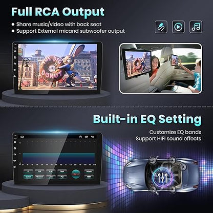 CarpartsX Car Radio Carplay for Toyota Camry 2015 2016 2017, 2G+32G Rimoody Car Stereo Android 13 10.1 Inch Touch Screen Car Radio with Android Auto GPS Navigation Bluetooth FM EQ WiFi Backup Camera