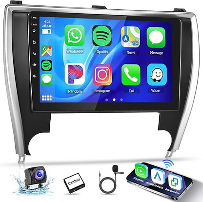 CarpartsX Car Radio Carplay for Toyota Camry 2015 2016 2017, 2G+32G Rimoody Car Stereo Android 13 10.1 Inch Touch Screen Car Radio with Android Auto GPS Navigation Bluetooth FM EQ WiFi Backup Camera