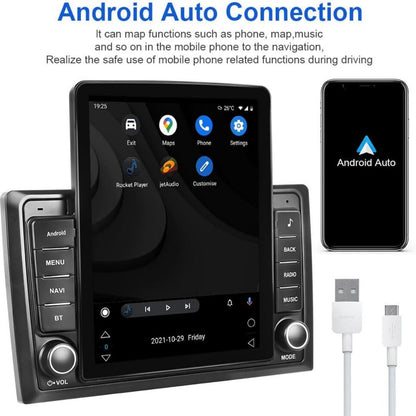 9.7" Android 13 Car Stereo for Chevrolet GMC 2006–2014 – 2GB+32GB, Apple CarPlay & Android Auto, GPS, Bluetooth, WiFi, FM, SWC, AHD Camera