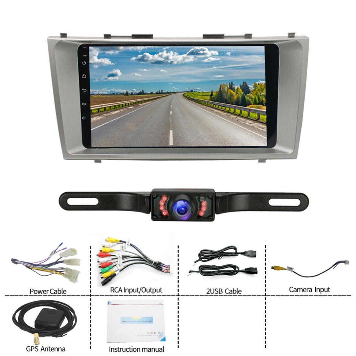 CarpartsX Android 13 Car Stereo for 2007-2011 Toyota Camry – 9" Touchscreen, Wireless CarPlay & Android Auto, WiFi, GPS, SWC, 2+32GB, Bluetooth, Backup Camera