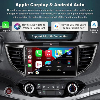 Upgrade your CR-V with a 10" Android 13 stereo featuring CarPlay, Android Auto, GPS navigation, Bluetooth, WiFi & FM/RDS for smarter driving.