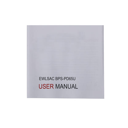 CarpartsX GaN Technology 100W 3-Port Fast Charger Ultra-Compact PD Compatible for MacBook iPhone Samsung Travel Charger with Cable Motion Detection Nanny Cam Charger