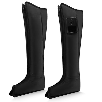 Leg Compression Massager for Circulation & Pain Relief, Foot & Calf Massage Machine with 2 Modes, 3 Intensities, Adjustable Wraps & Controller Durable Daily Lightweight