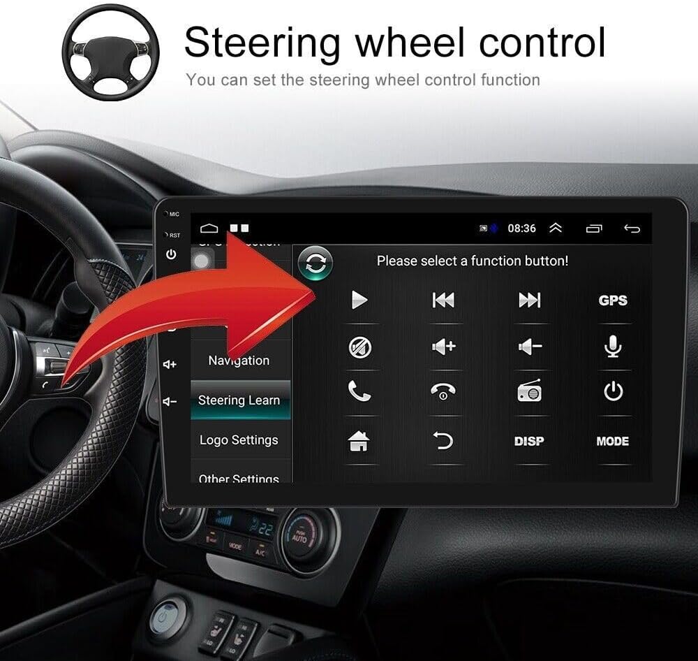 CarpartsX 04-14 Ford F150/F250 Android 13 car navigation 7 inches built-in Carplay+Android auto/2+32G+AHD camera+microphone