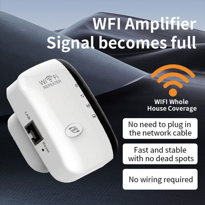 WiFi Extender Repeater, Dual-Band 2.4/5GHz Signal Booster up to 5000 sq.ft & 50 Devices with Ethernet Port, Perfect for Home & Office