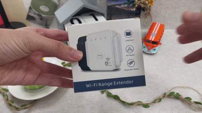 WiFi Extender 2025, WiFi Repeater, Dual-Band 1200Mbps, Covers up to 2000 Sq Ft & 50 Devices, 4 Antennas, Easy Plug & Play for Home and Office